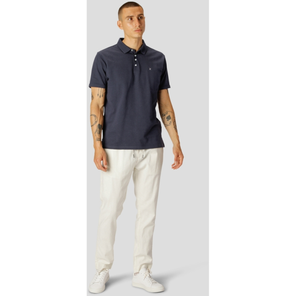 Silkeborg stretch polo, navy - Image 2