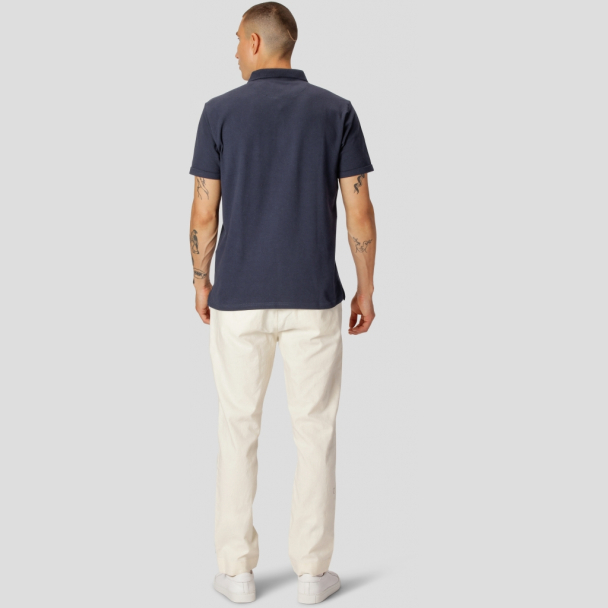 Silkeborg stretch polo, navy - Image 3