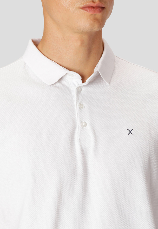 Silkeborg stretch polo, hvit - Image 4