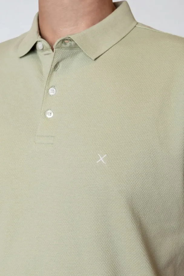 Silkeborg stretch polo, grønn - Image 3