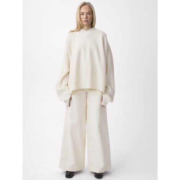 Frame Oversized Sweater Eggwhite