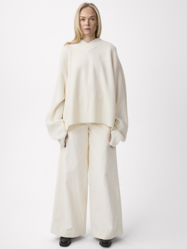 Frame Oversized Sweater Eggwhite - Image 1
