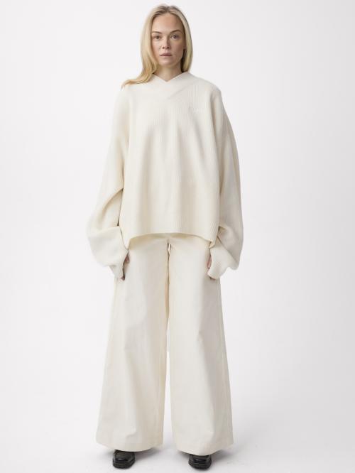 Frame Oversized Sweater Eggwhite