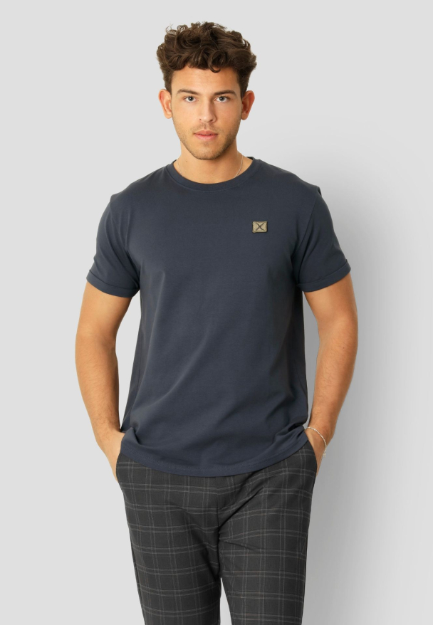 Basic Organic t-shirt, navy - Image 1