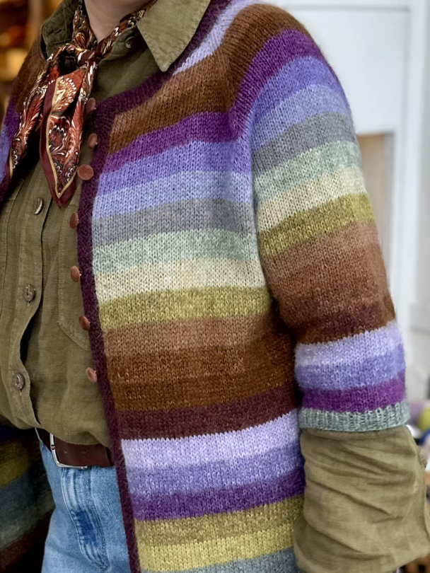 Wiola Lang Stripecardigan - Image 3