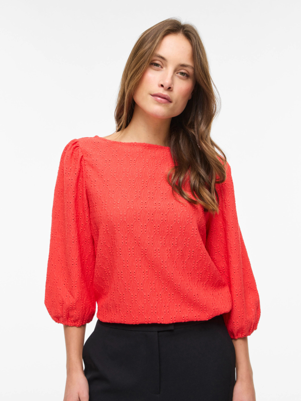 VIFRIMA BOAT NECK 3/4 TOP/TES - Image 4