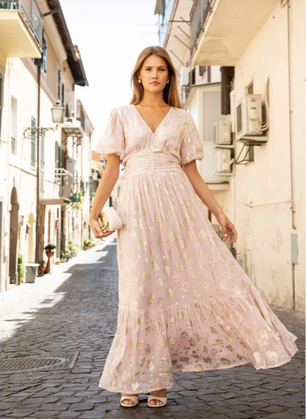Leonora Dress - Blushing Bride - Image 2
