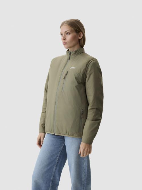 Traverse Plain Vest Moss Green