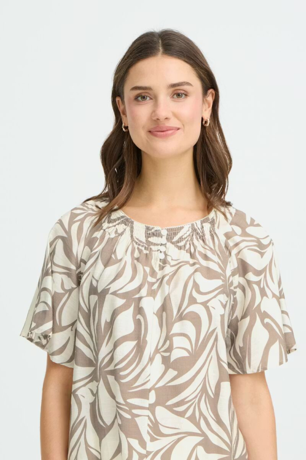FRAriana bluse, brun - Image 1