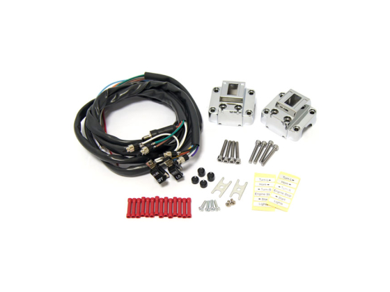 Handlebar switch housing kit. 