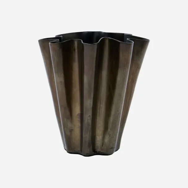 Vase, HDFlood, Antique, Brown - Image 1