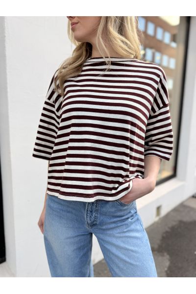 BOXY STRIPED T-SHIRT 