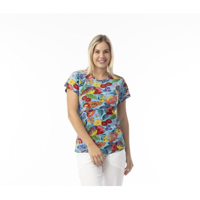 ORIENTIQUE T-Shirt Birds 23094B