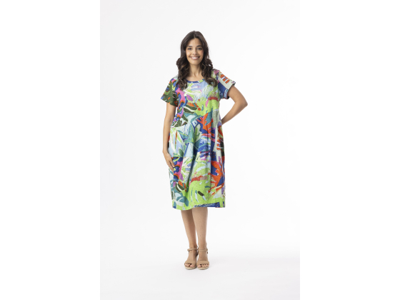 ORIENTIQUE Printet COTTON Dress 20151