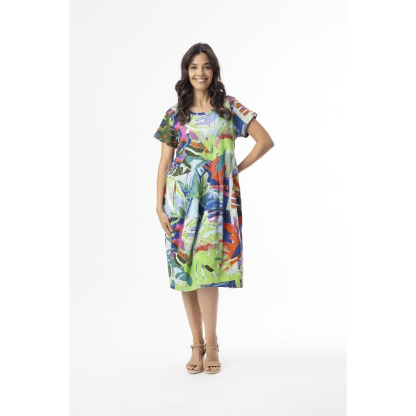 ORIENTIQUE Printet COTTON Dress 20151