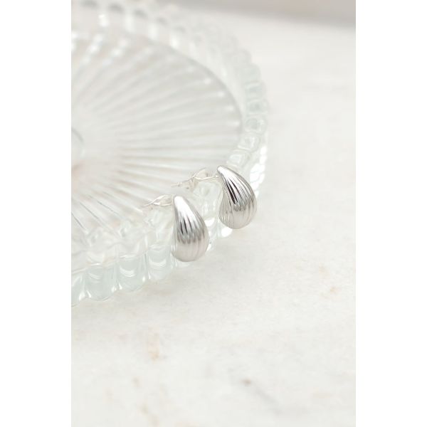 Daria Drop Earrings Silver
