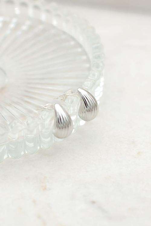 Daria Drop Earrings Silver