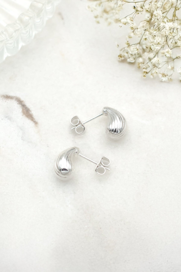 Daria Drop Earrings Silver - Image 2