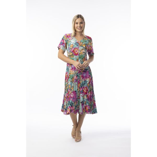 ORIENTIQUE Selaron Dress Codet Short Sleeve 91273