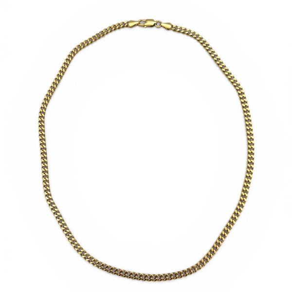 Bobby st&aring;lkjede, forgylt st&aring;l