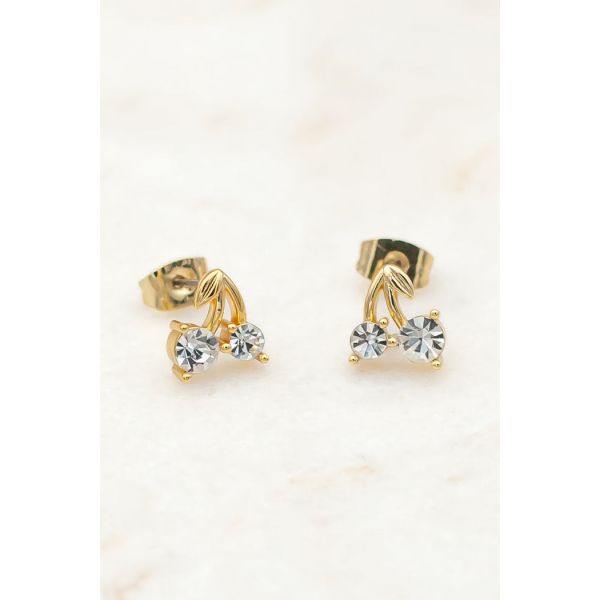 Cherry Crystal Earrings
