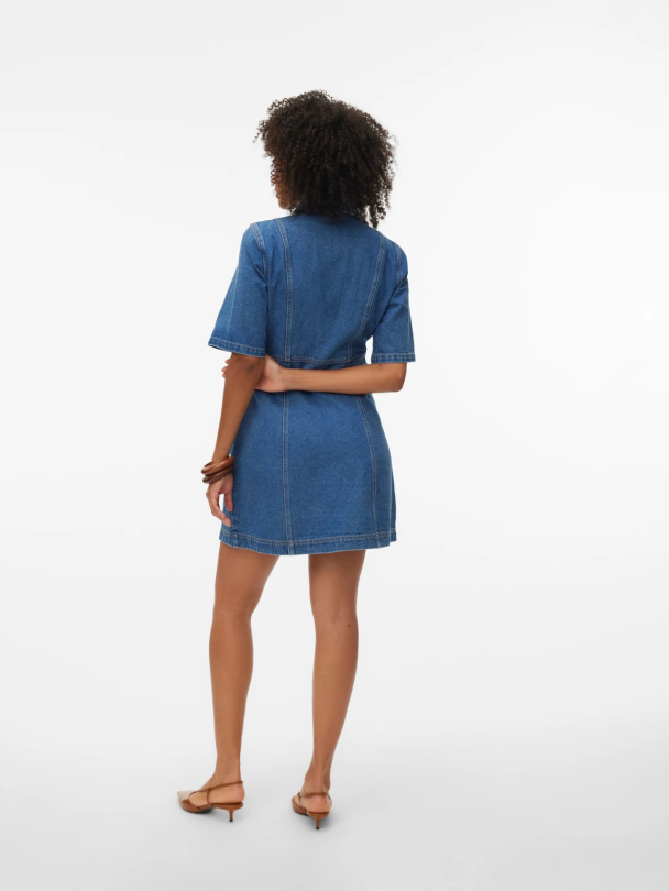 Daisy Denim Dress - Image 3