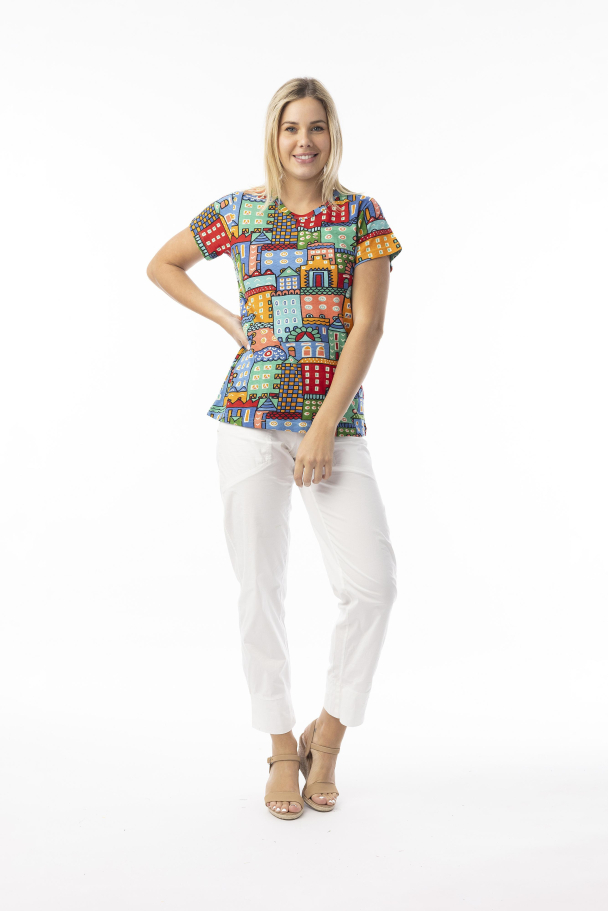 ORIENTIQUE T-Shirt City 23094C - Image 2