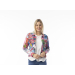 ORIENTIQUE Printed COTTON Jacket Scooter 23101S