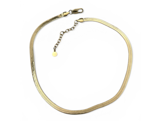 Jesse st&aring;lkjede, forgylt st&aring;l