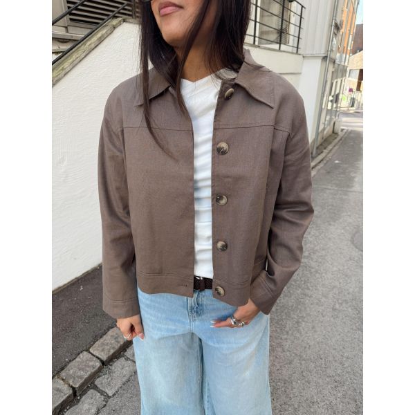 Jada Sun Short Jacket - Chocolate Chip 