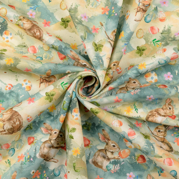 Påskehare med malekost flerfarget - Image 2