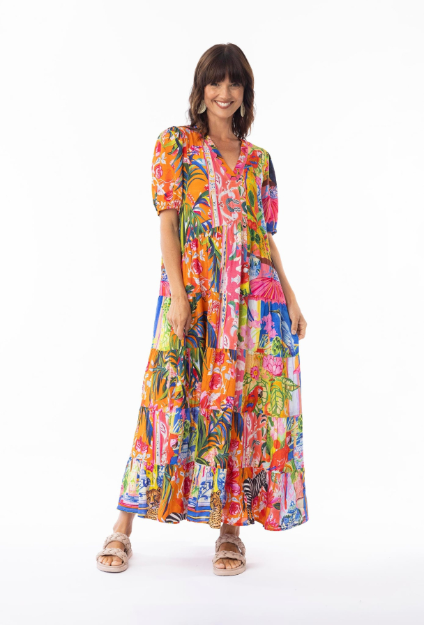 ORIENTIQUE Stefania Dress V MAXI 30152 - Image 5