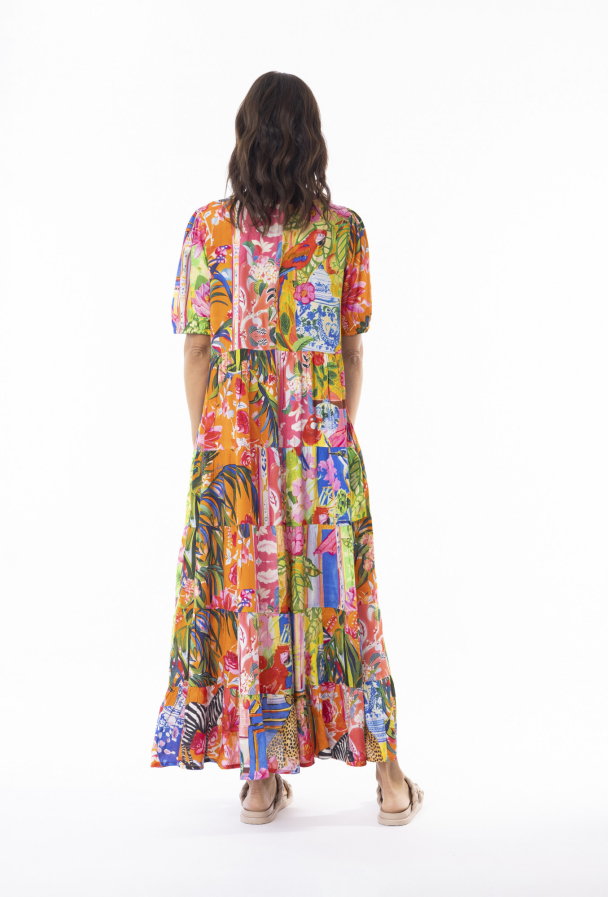 ORIENTIQUE Stefania Dress V MAXI 30152 - Image 7