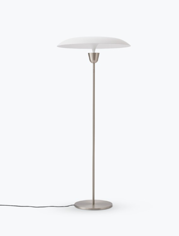 Kantarell Gulvlampe Nikkel - Image 1