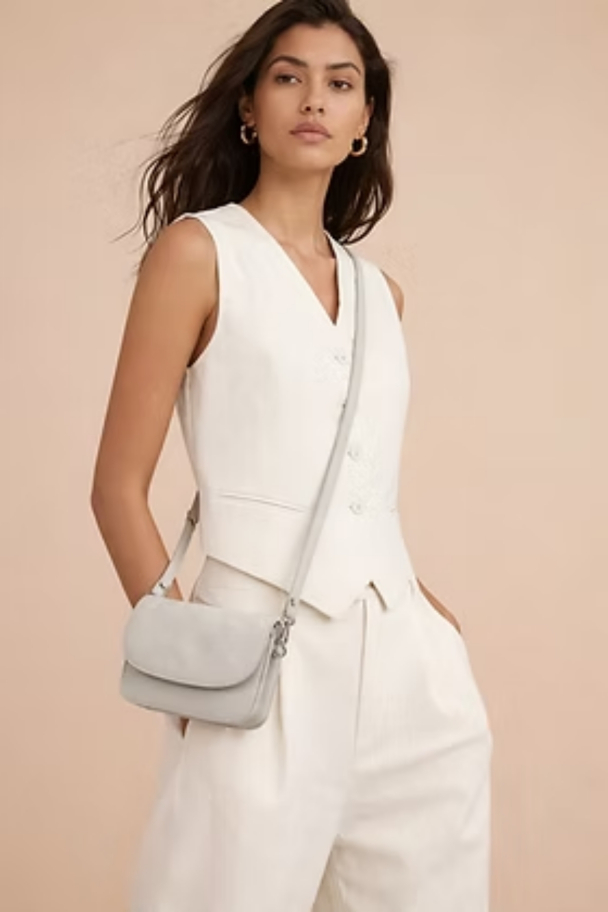 Kvitfjell liten skinnveske - Image 1