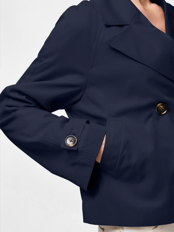 PCSCARLETT LS SHORT TRENCHCOAT NOOS BC - Image 6