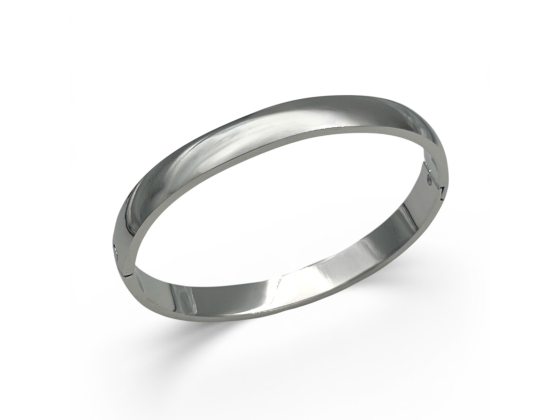 Claire armring i st&aring;l, 8mm