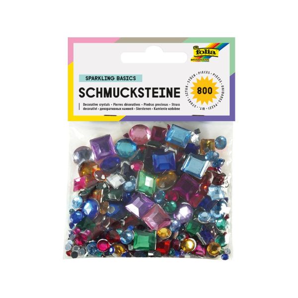 Folia Dekorative diamanter 800stk – Basic