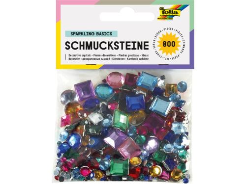Folia Dekorative diamanter 800stk – Basic
