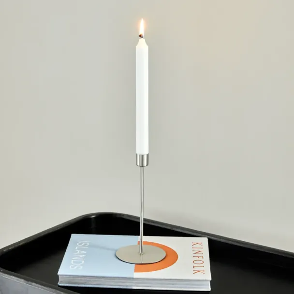 Candle, Stand, HDAnit, Silver finish  - Image 2