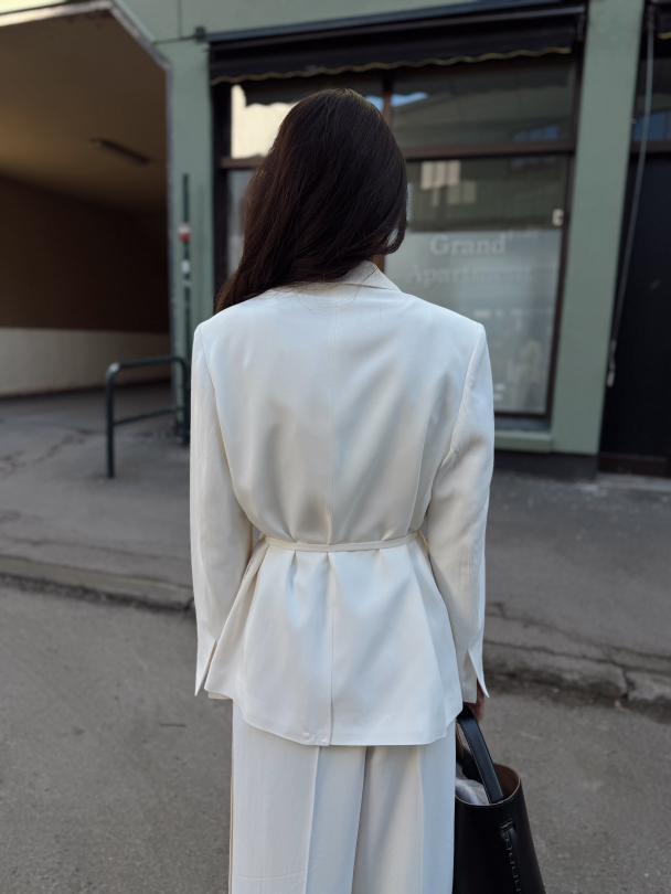 Ellie Blazer - Egret  - Image 3