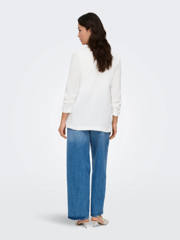 ONLITA 3/4 LINEN LOOK BLAZER TLR - Image 2