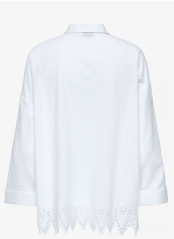ONLGRACES TULUM LS EMB SHIRT NOOS WVN - Image 2
