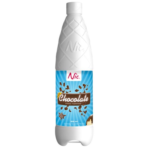 Nic Topping Hard Sjokladesaus 0,9L