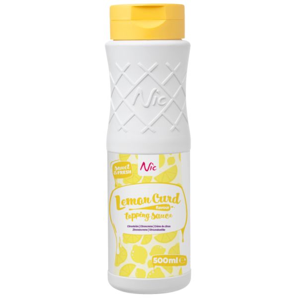 Nic Topping Lemon Curd Saus 0,5L