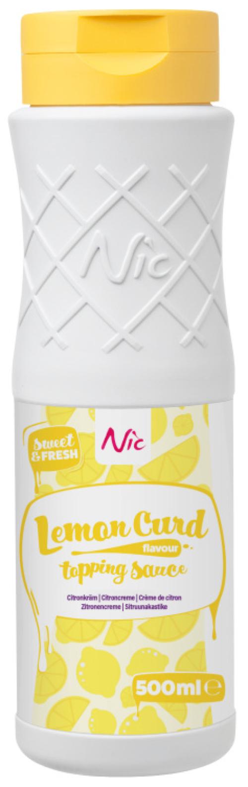 Nic Topping Lemon Curd Saus 0,5L