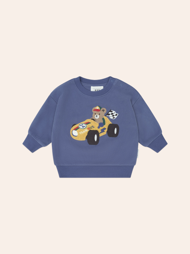 Vroom Vroom Hux Sweatshirt - Vintage Blue - Image 1