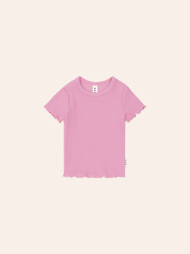 Strawberry Rib Tee - Strawberry - Image 1