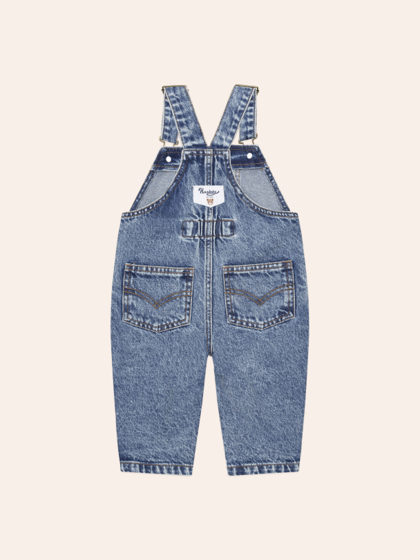 Dreamy Denim Overalls - Denim Blue - Image 2