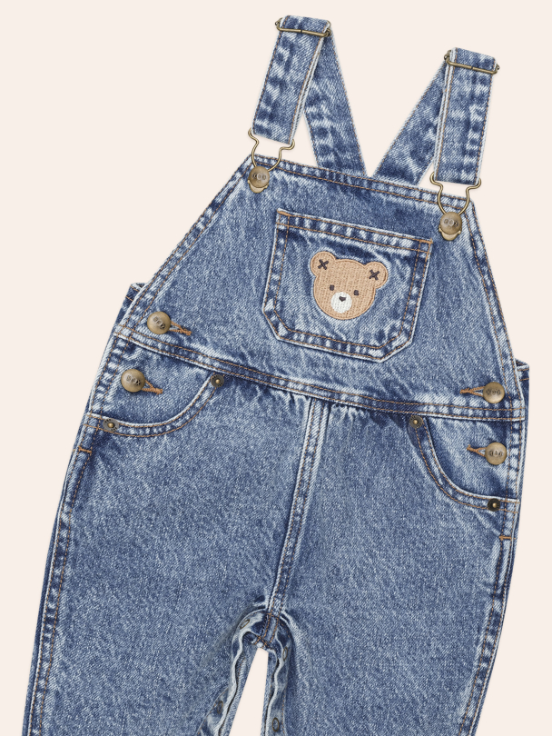 Dreamy Denim Overalls - Denim Blue - Image 3